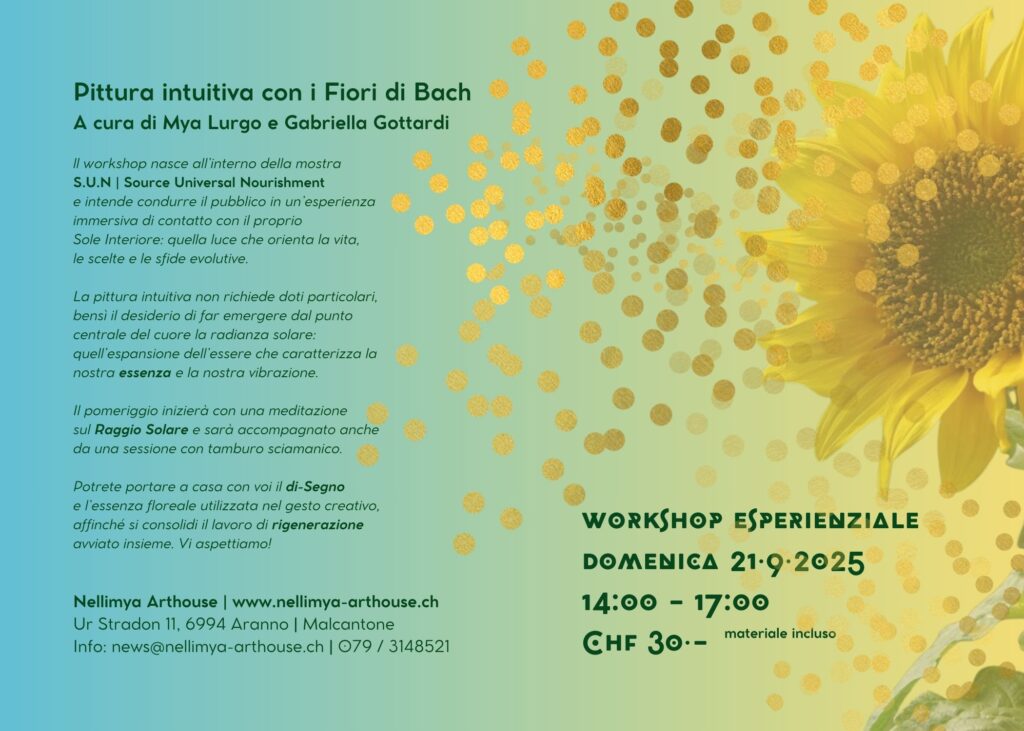 Pittura Intuitiva con i Fiori di Bach a cura di Mya Lurgo e Gabriella Gottardi-rosadelledonne-associazione
